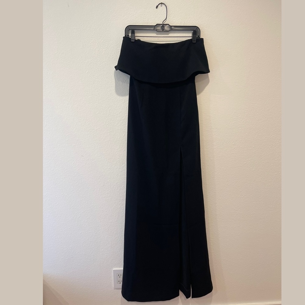 REVOLVE (Lovers + Friends) long strapless dress with high leg slit - Picture 3 of 6